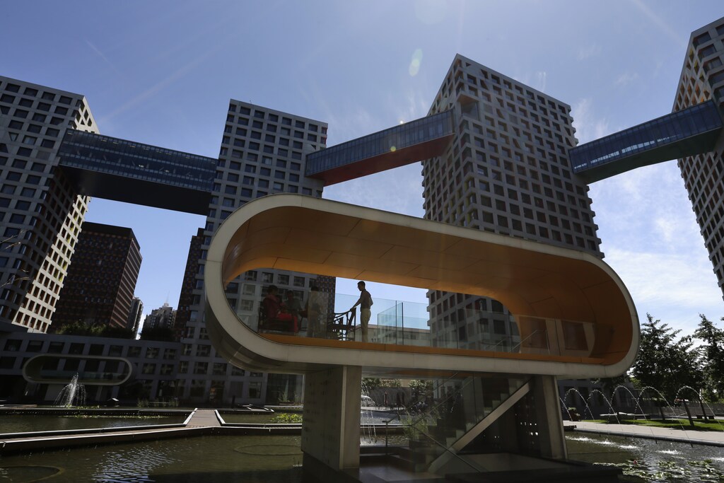 The shape of the future? The Modern Moma commercial and residential complex in Beijing, July 2, 2013.
