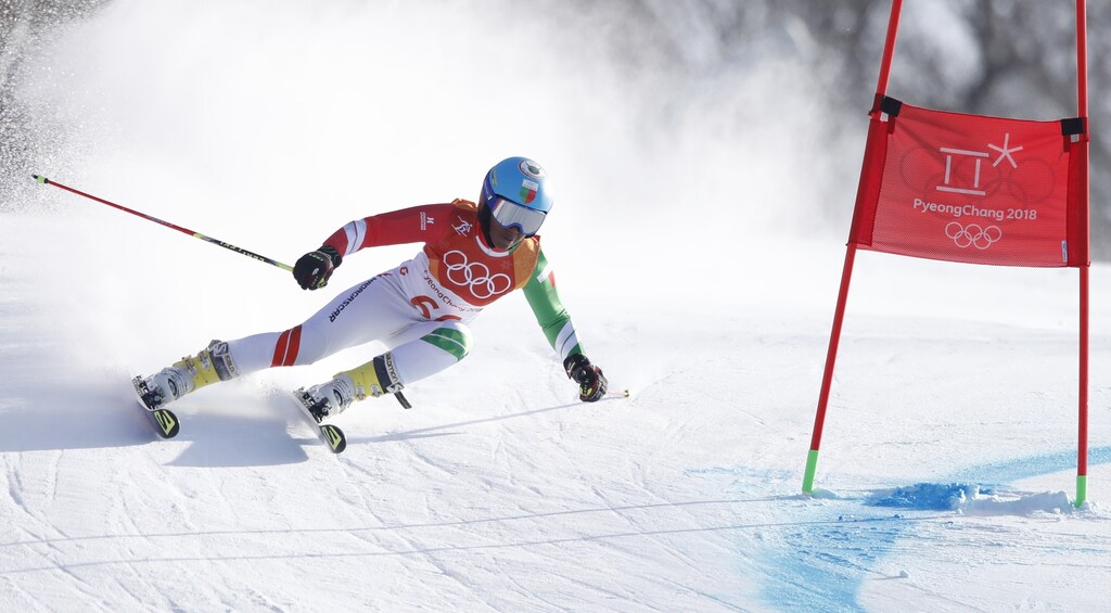 Alpine Skiing â Pyeongchang 2018 Winter Olympics â Women's Giant Slalom â Yongpyong Alpine Centre - Pyeongchang, South Korea â February 15, 2018 - Mialitiana Clerc of Madagascar competes. REUTERS/Christian Hartmann