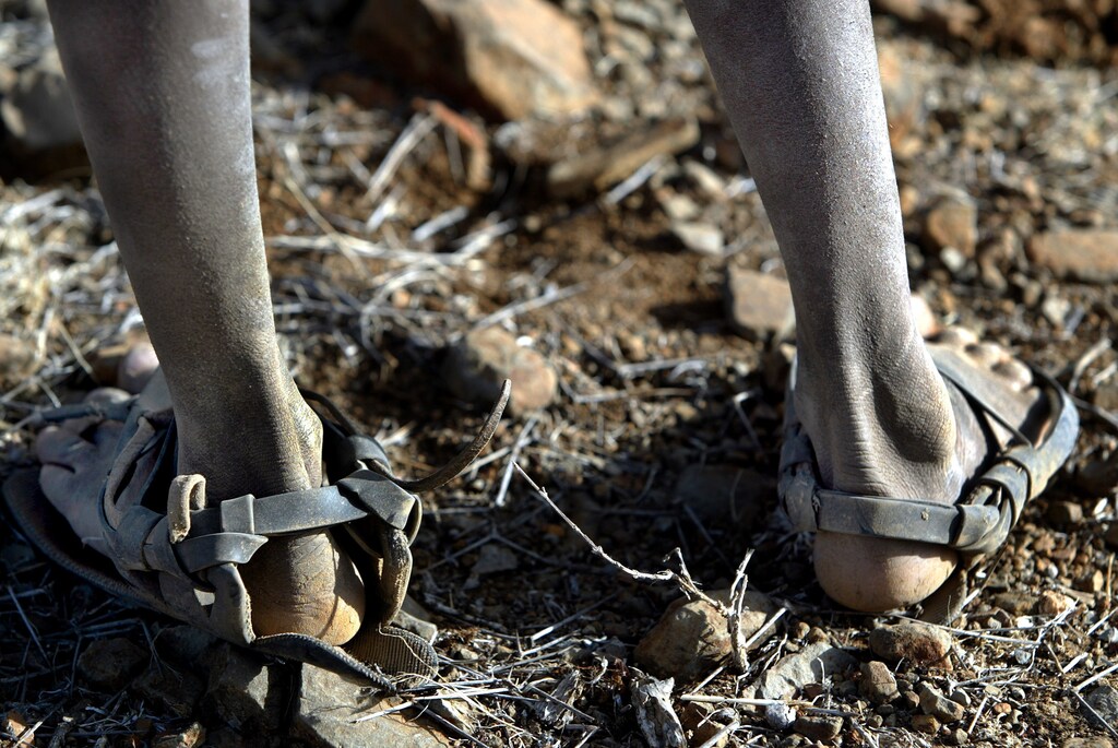A young Ethiopian boy stands in the drought affected village of Sekota 830kmfrom the capital Addis Ababa, Ethiopia, May 31, 2003. Sekota was one of thebiggest affected regions in the 1984 drought which killed up to a millionpeople. Bob Geldof, who organized the world's biggest rock concert in 1985to help Africa's starving, is visiting Ethiopia to highlight a loominghumanitarian crisis. Aid agencies estimate 14 million Ethiopians are at riskof starvation after the worst drought in nearly two decades. NO RIGHTS CLEARANCES OR PERMISSIONS ARE REQUIRED FOR THIS IMAGEREUTERS/Antony NjugunaAN - RP3DRIGNHKAA
