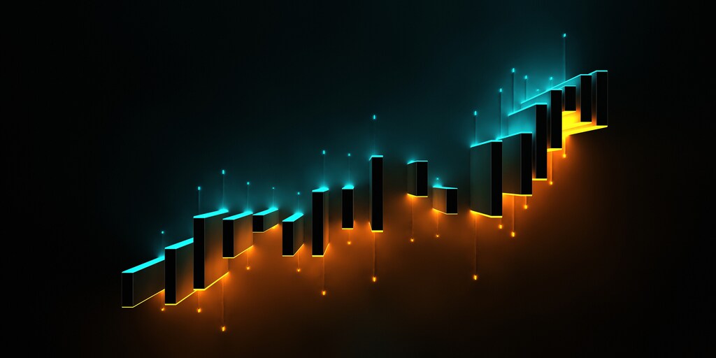 Financial and business concepts. 3D render; fintech funding