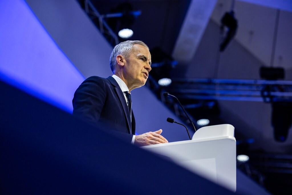 Mark Carney was speaking on day 2 of the World Economic Forum's 56th Annual Meeting in Davos.