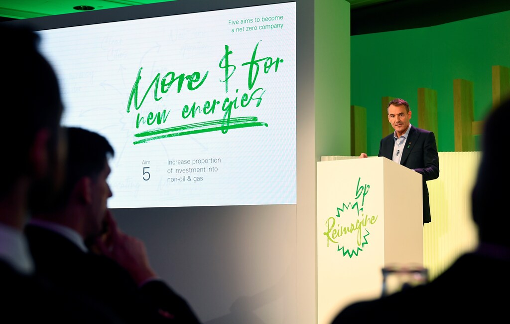 BP's green energy investments British oil and gas company