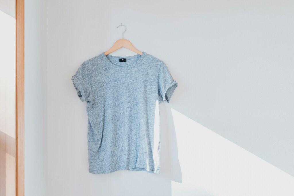 A t-shirt on a hanger, illustrating the potential of the sharing economy