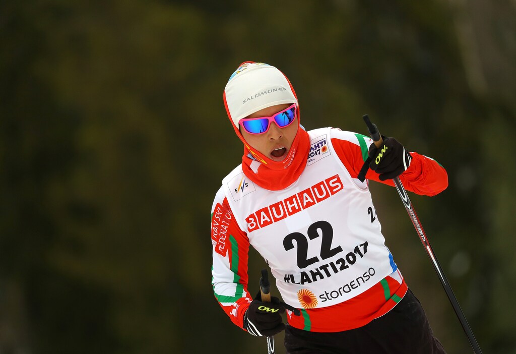 FIS Nordic Ski World Championships - Women's 5km Cross Country - Qualification Race - Lahti, Finland - 22/2/17 - Farzaneh Rezasoltani of Iran competes. REUTERS/Kai Pfaffenbach - RTSZSTU