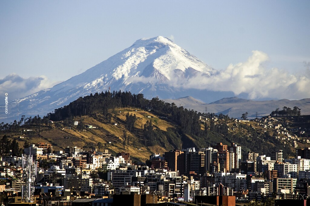 Ecuador's capital Quito is crossed by four tectonic faults, 192 ravines and surrounded by 20 volcanoes