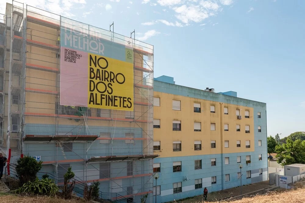 El programa MORAR MELHOR ('Vivir mejor') para renovar pisos municipales en Lisboa.