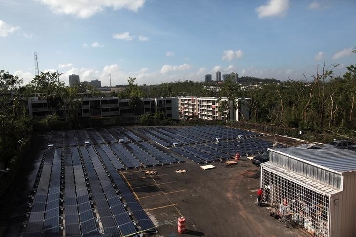 Solar power can satisfy energy demand in disaster relief efforts where conventional power sources have been damaged.