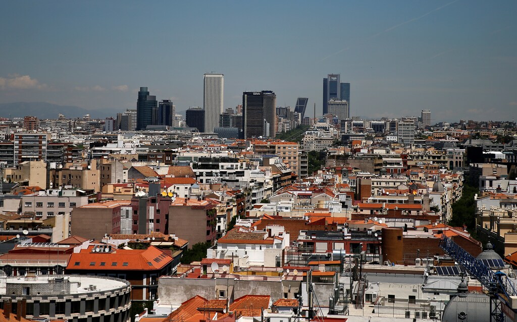 A picture shows the skyline of Madrid, Spain, June 7, 2016. REUTERS/Andrea Comas - RTX2FYNH