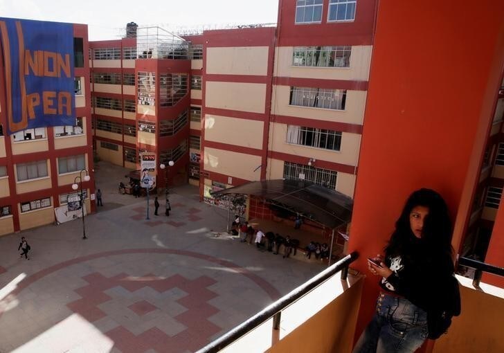A student is seen at the UPEA (El Alto Public University) in El Alto, Bolivia December 12, 2017. Picture taken in December 12, 2017. REUTERS/David Mercado