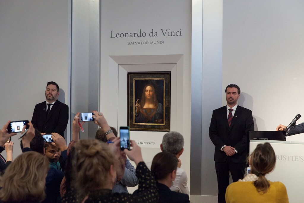 Leonardo da Vinci's Salvator Mundi, a portrait of Jesus Chris, has sold for $450 million