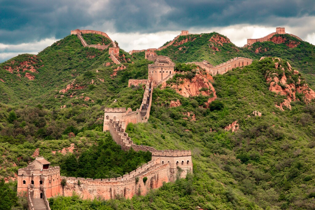 The Great Wall of China.