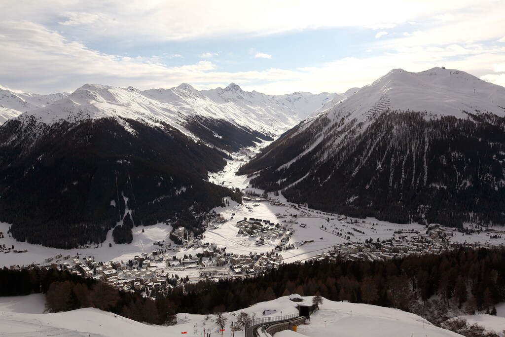 The Swiss mountain resort of Davos