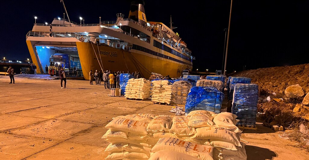 Around 300 million people are expected to need humanitarian aid in 2024 — to meet that need, existing global trade networks could play a role.