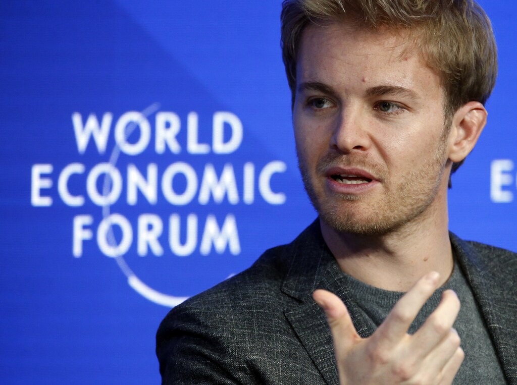 Former Formula One driver Nico Rosberg of Germany attends the World Economic Forum (WEF) annual meeting in Davos, Switzerland January 20, 2017. REUTERS/Ruben Sprich - LR1ED1K15NJ9S