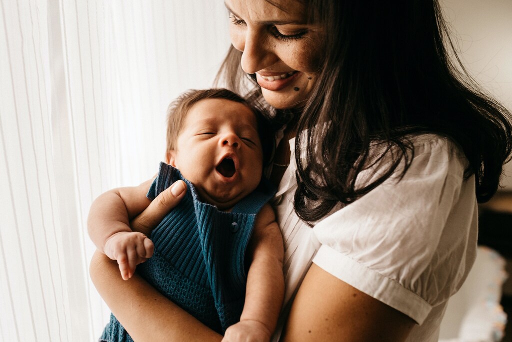 Mother and child.