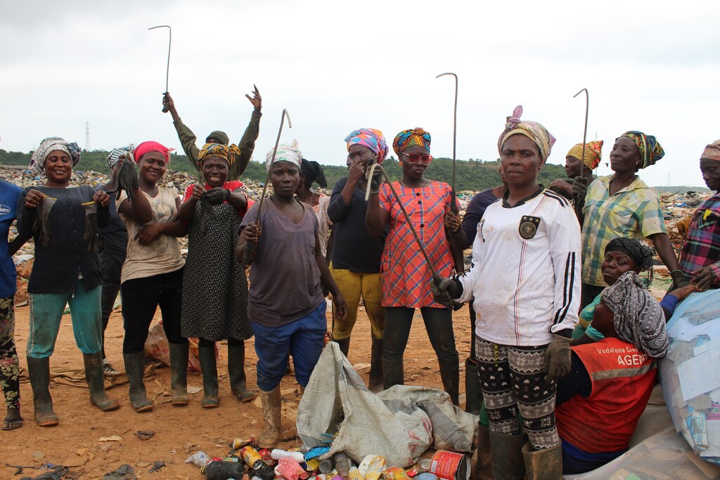 64% of itinerant waste-pickers in Ghana are women.