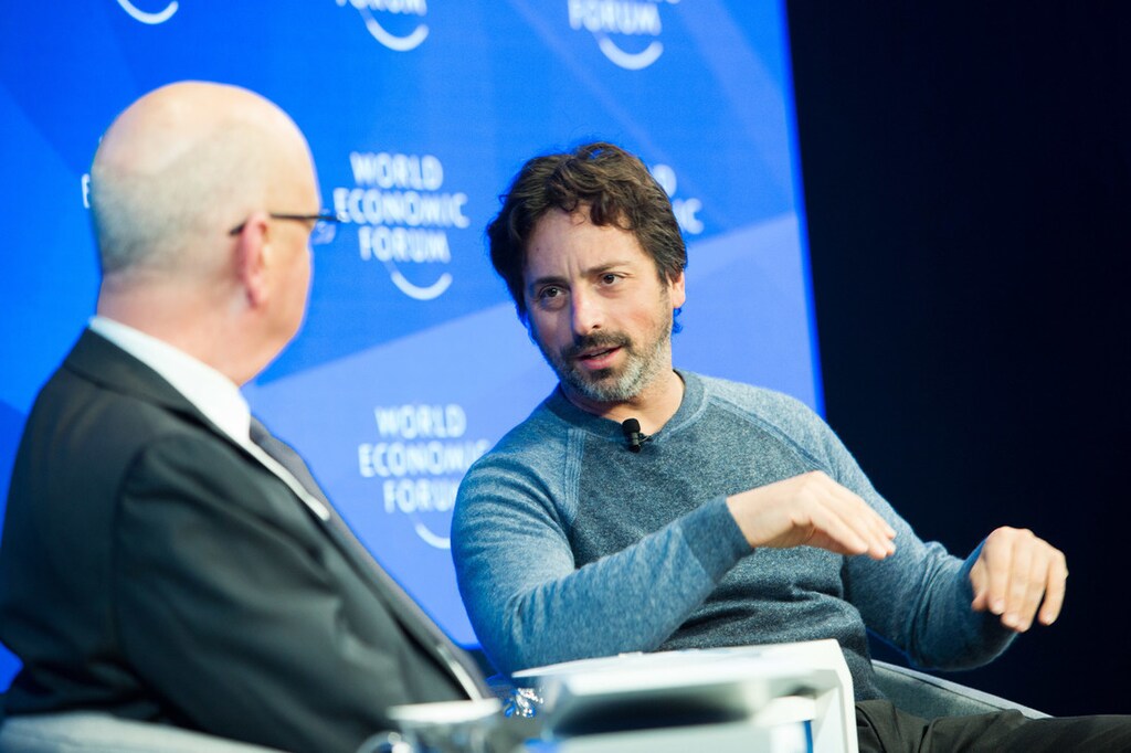 Sergey Brin, Founder, Bayshore Global Management, USA speaking during the Session: An Insight, An Idea with Sergey Brin at the Annual Meeting 2017 of the World Economic Forum in Davos, January 18, 2017Copyright by World Economic Forum / Sikarin Thanachaiary
