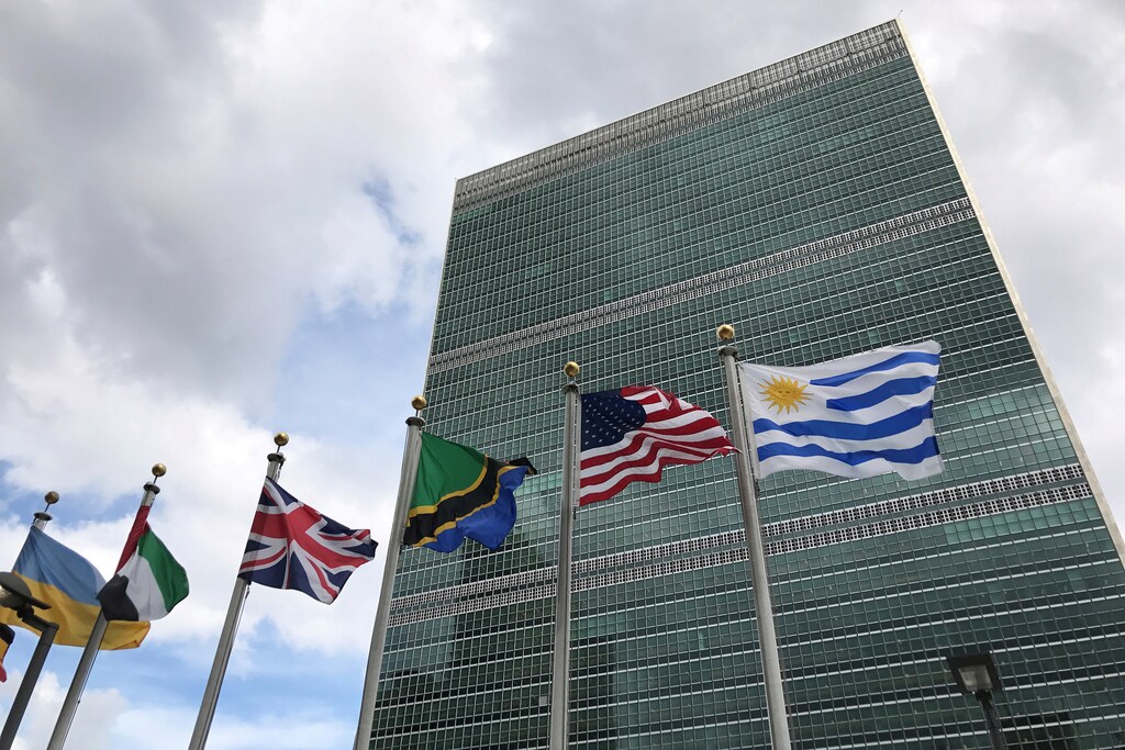 FILE PHOTO: The United Nations building is pictured in New York, New York, U.S., September 24, 2018. REUTERS/Carlo Allegri/File Photo