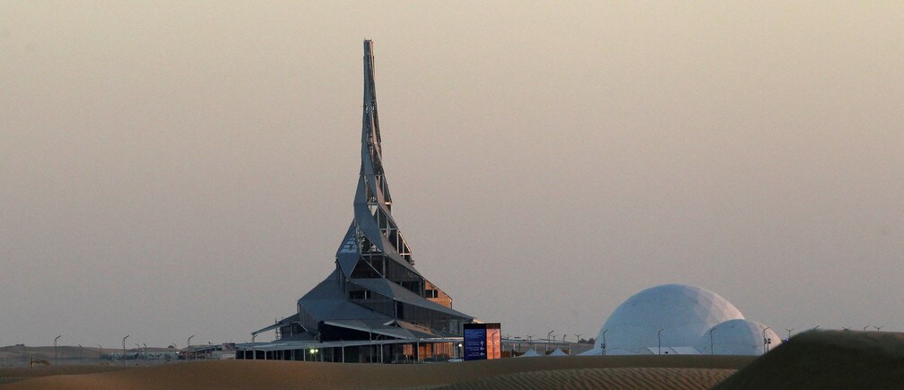The largest single-site Concentrated Solar Power (CSP) project in the world in the United Arab Emirates