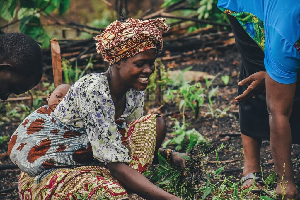 Una mujer en Sierra Leona.