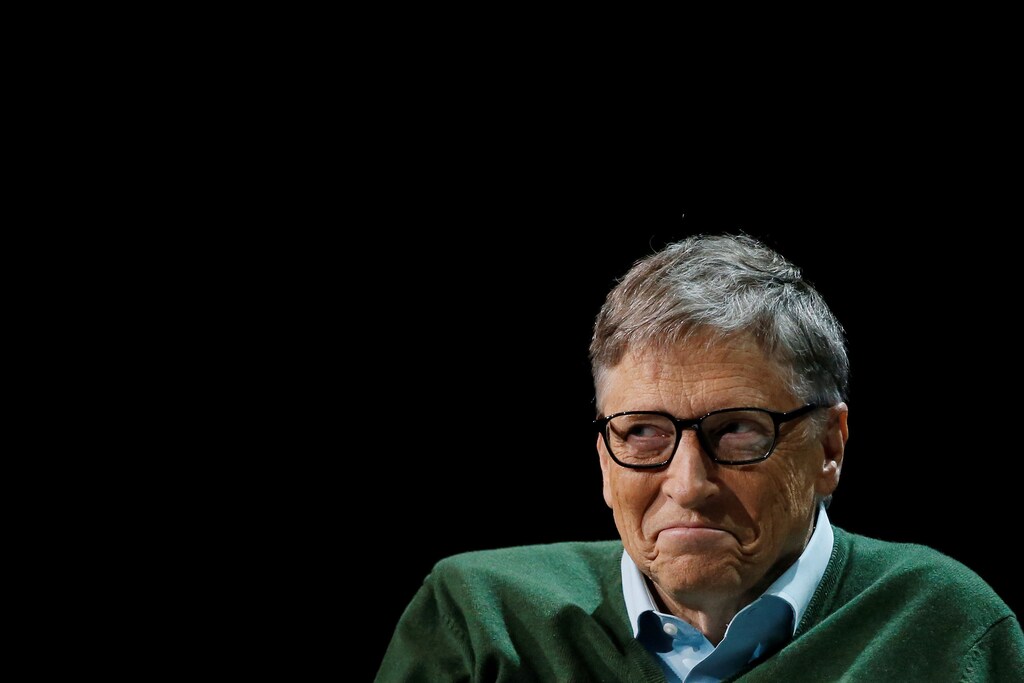 Bill Gates is seen before speaking with Warren Buffett (not pictured), chairman and CEO of Berkshire Hathaway, at Columbia University in New York, U.S., January 27, 2017. REUTERS/Shannon Stapleton TPX IMAGES OF THE DAY - RC19336F0120