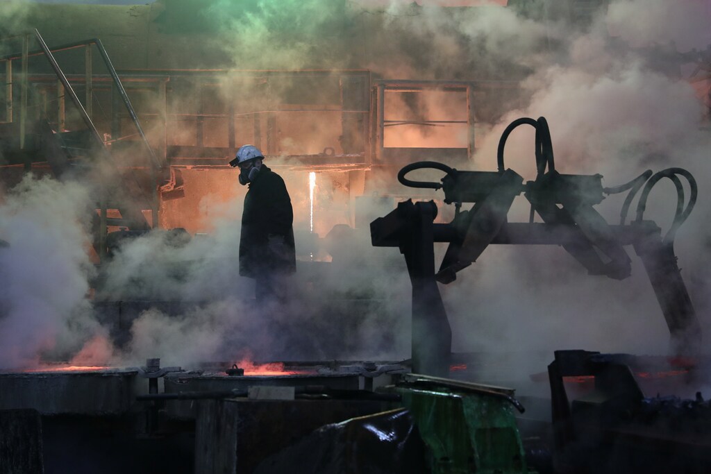 a picture showing emissions from industry