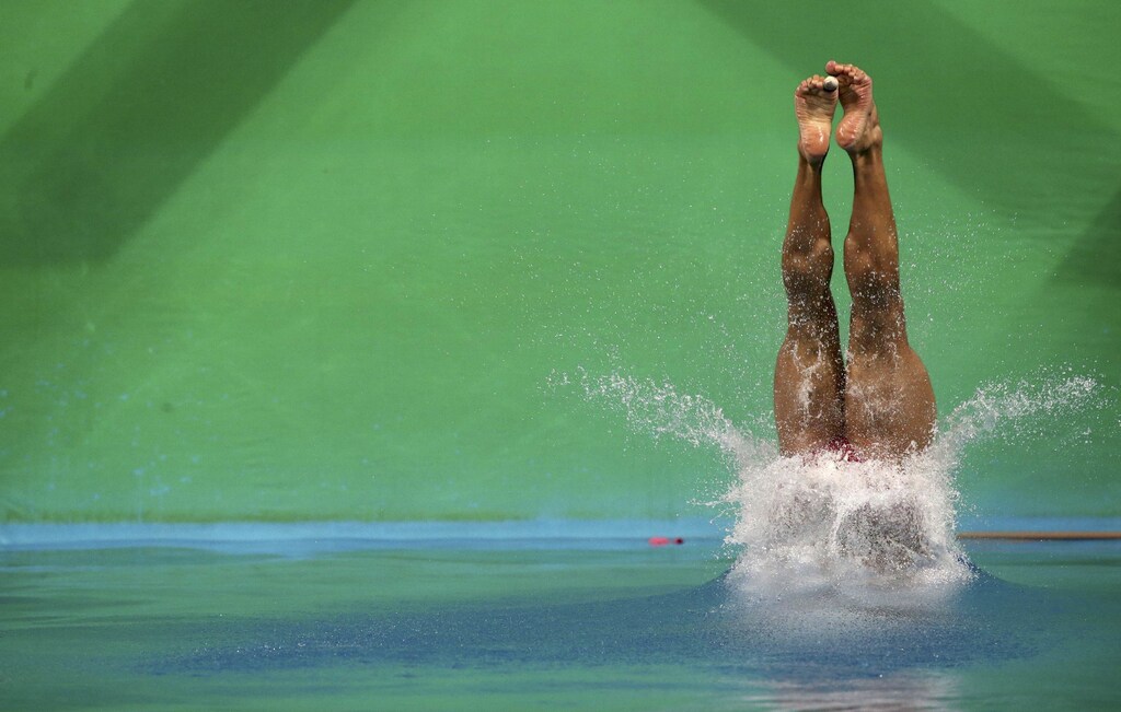 2016 Rio Olympics - Diving - Men's 3m Springboard Final - Maria Lenk Aquatics Centre - Rio de Janeiro, Brazil - 16/08/2016. Rommel Pacheco (MEX) of Mexico competes. REUTERS/Marcos Brindicci FOR EDITORIAL USE ONLY. NOT FOR SALE FOR MARKETING OR ADVERTISING CAMPAIGNS. - RIOEC8G1QRJRN