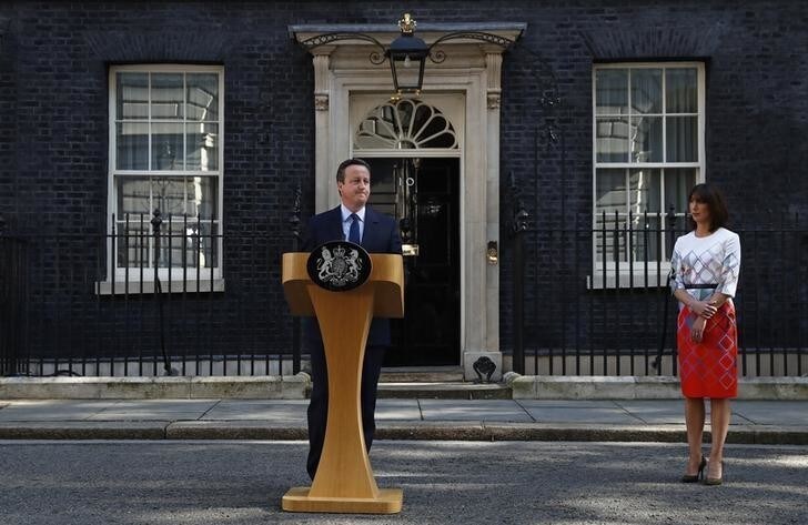 Prime Minister David Cameron speaks after Britain voted to leave the European Union.