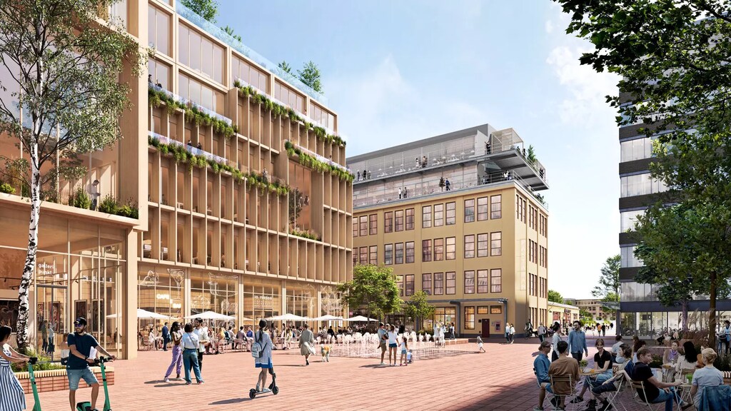 ストックホルム・ウッド・シティは、バイオベース建材を用いて建設されます。