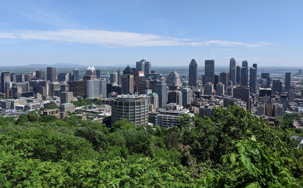 The Montreal skyline