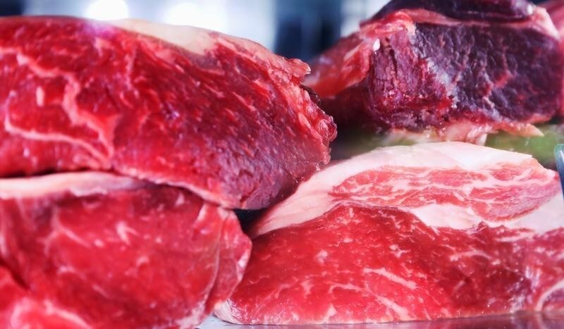 Meat products are pictured in an EDEKA supermarket in Berlin, Germany, August 9, 2019. REUTERS/Fabrizio Bensch - RC1C591201B0