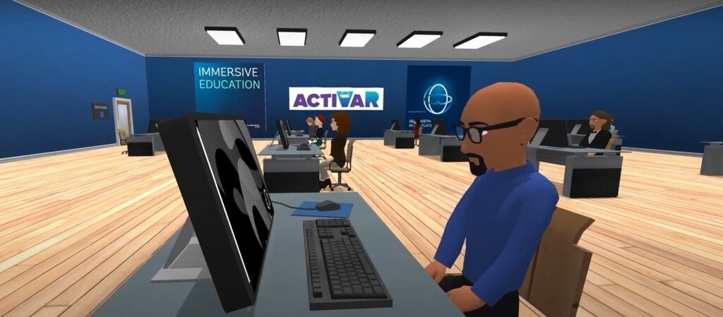 Student avatars in the metaverse