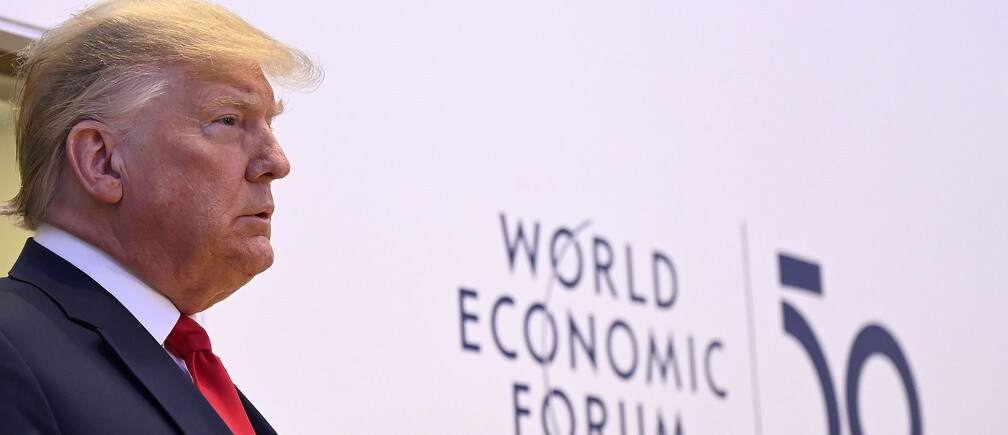 President Donald Trump gave an optimistic speech at Davos