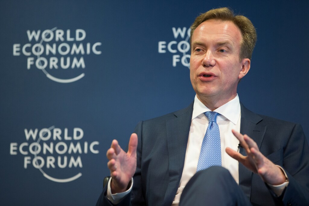 Global Economy: World Economic Forum (WEF) President Borge Brende attends a news conference in Cologny, near Geneva, Switzerland January 16, 2018.