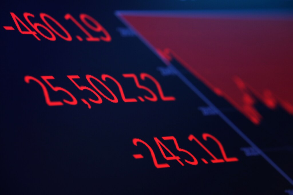 A screen displays the Dow Jones Industrial Average after the closing bell on the floor of the New York Stock Exchange (NYSE) in New York, U.S., March 20, 2019. REUTERS/Brendan McDermid - RC1863E94730