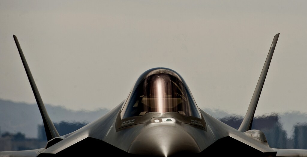 The fourth U.S. Air Force F-35A Lightning II aircraft arrives at the 422nd Test and Evaluation Squadron at Nellis Air Force Base, Nevada in this April 24, 2013 photo released on May 8, 2013. Picture taken April 24, 2013. Daniel Hughes/U.S. Air Force/Handout via Reuters (UNITED STATES - Tags: MILITARY TRANSPORT) ATTENTION EDITORS - FOR EDITORIAL USE ONLY. NOT FOR SALE FOR MARKETING OR ADVERTISING CAMPAIGNS. THIS IMAGE HAS BEEN SUPPLIED BY A THIRD PARTY. IT IS DISTRIBUTED, EXACTLY AS RECEIVED BY REUTERS, AS A SERVICE TO CLIENTS - GM1E95909WD01
