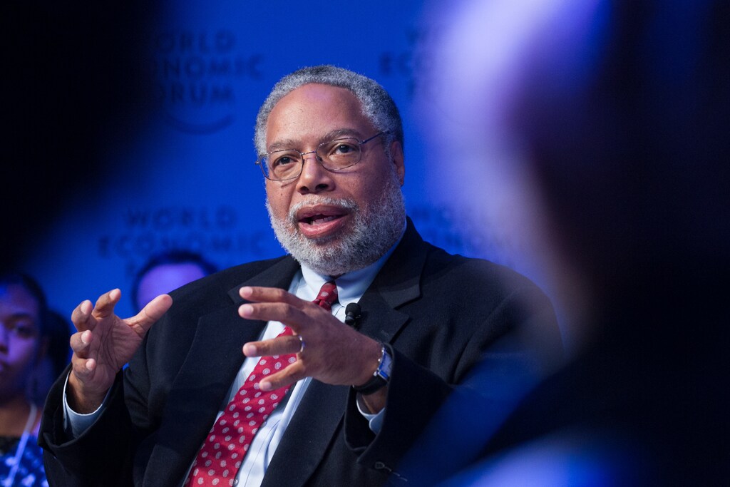 Lonnie Bunch, Director, National Museum of African American History and Culture, Smithsonian Institution, USA speaking at the Annual Meeting 2017 of the World Economic Forum in Davos, January 18, 2017.Copyright by World Economic Forum / Greg Beadle