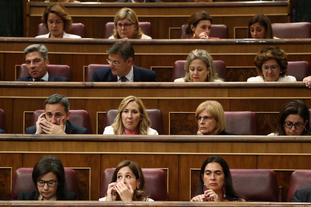 Deputies attend the first session of parliament following a general election in Madrid, Spain, May 21, 2019. REUTERS/Sergio Perez/Pool