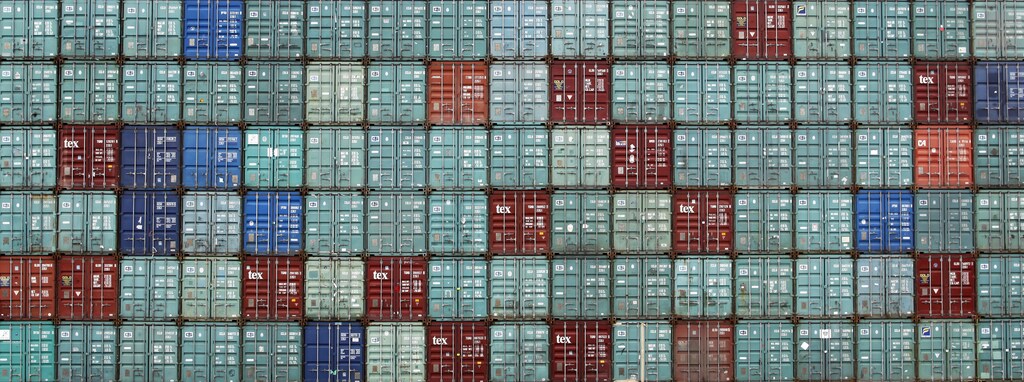 A stack of shipping containers stand in a holding facility at Port Botany in Sydney May 3, 2011. Australia's central bank on Tuesday kept its main cash rate steady at 4.75 percent in a widely expected decision, though risks are growing it will have to move later in the year to keep inflation restrained amid a massive trade and mining boom. REUTERS/Tim Wimborne (AUSTRALIA - Tags: BUSINESS) - GM1E753101B01