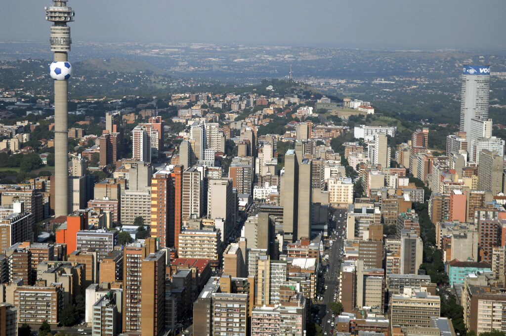 Johannesburg in Gauteng province, South Africa.