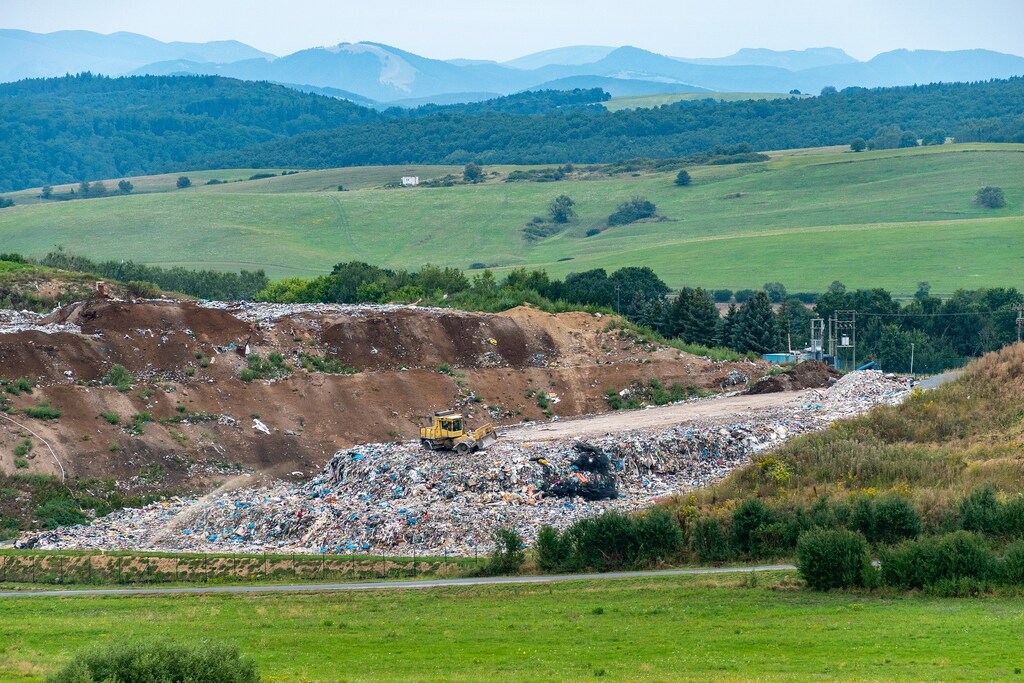 Landfill area.