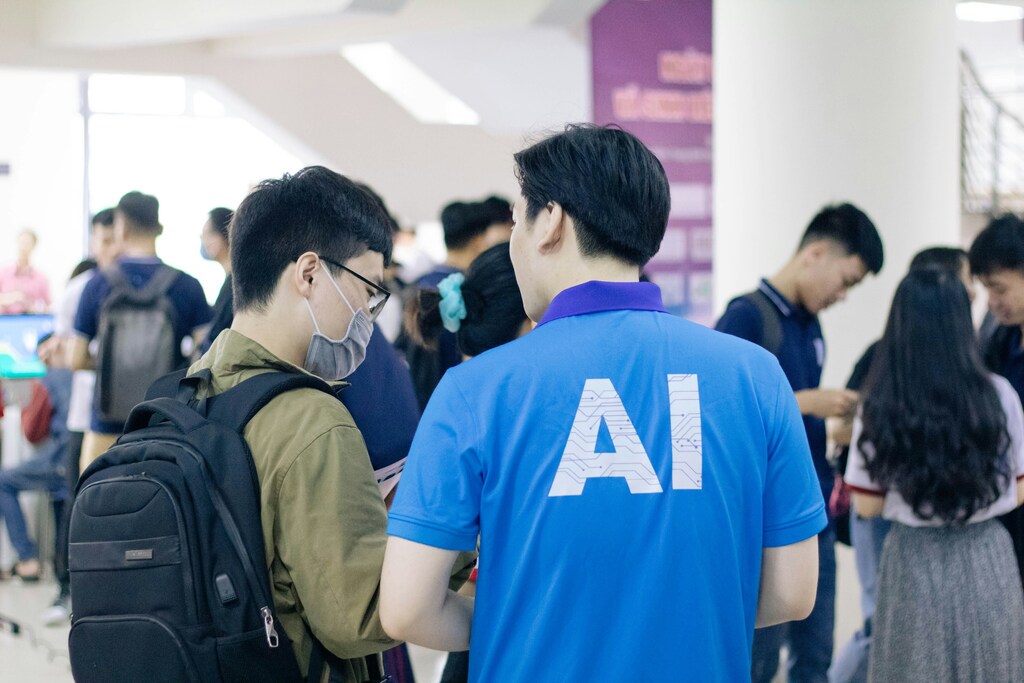 Man in blue crew neck t-shirt: GenAI will help build business resilience