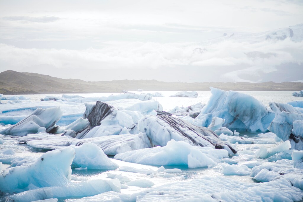 Arctic in bright weather.