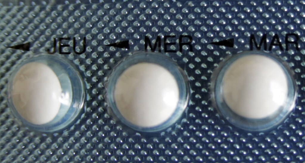 A blister-pack of birth control pills displayed at a private home in Nice January 3, 2013.