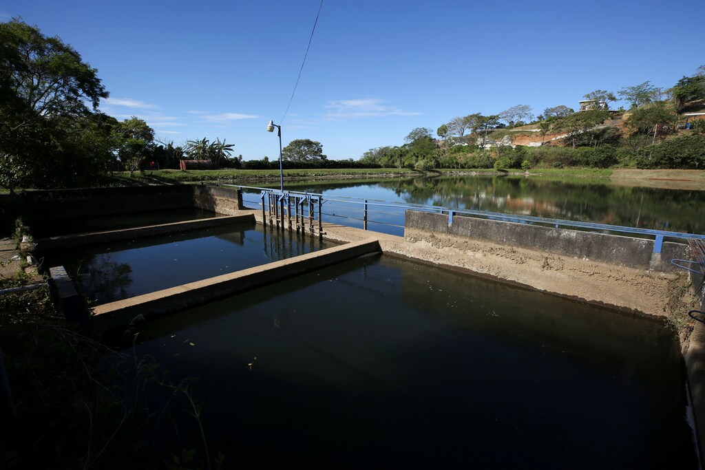 A view of the Poas I hydroelectric plant, which provides energy for computers used for cryptocurrency mining in Costa Rica.