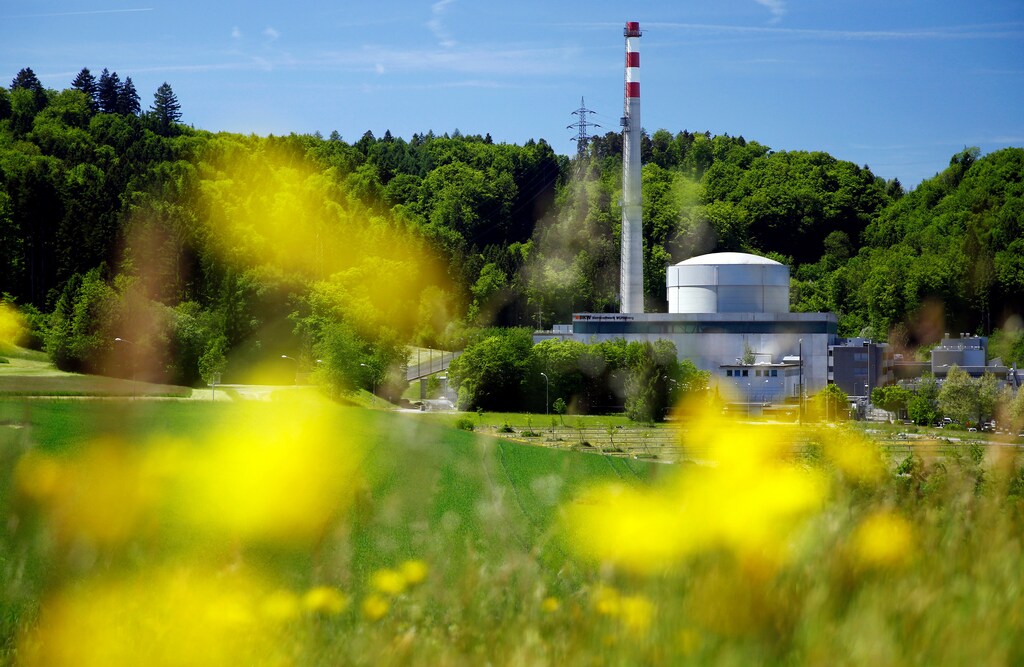 Swiss energy company BKW's Muehleberg nuclear power plant is pictured in Muehleberg near Bern, Switzerland, May 17, 2017. REUTERS/Denis Balibouse - RTX367FY
