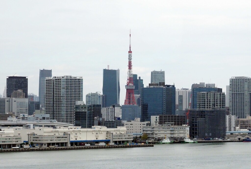 Oct 16, 2019; Tokyo, JAPAN; General view of the Tokyo skyline and the Tokyo Tower in preparation for the Tokyo 2020 Summer Olympic Games. Mandatory Credit: Jerry Lai-USA TODAY Sports - 13525267