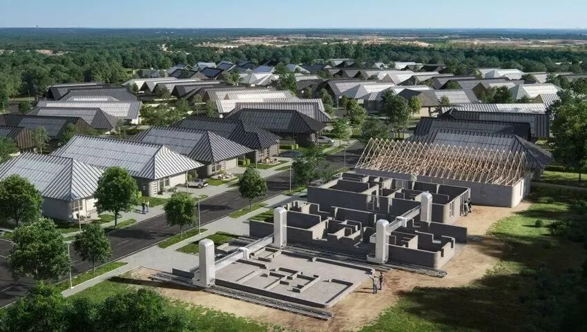 image of 3D-printed homes