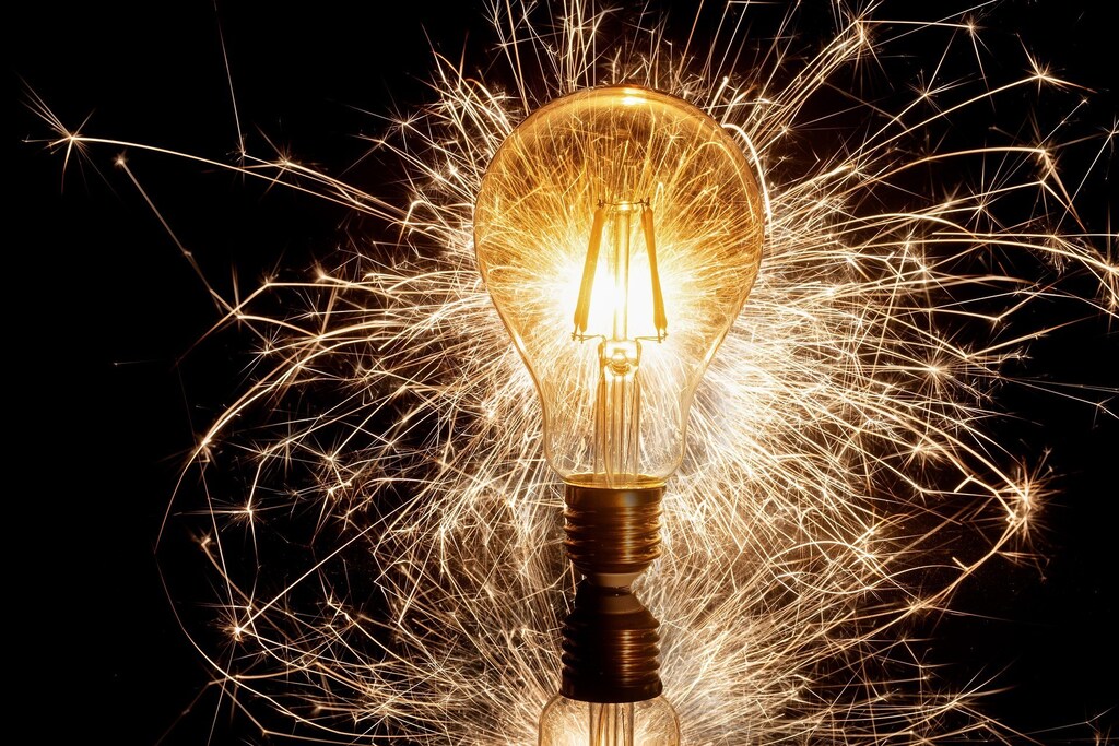 Lightbulb and sparkler. Entrepreneurship propels innovation, but starting and running a business can be challenging