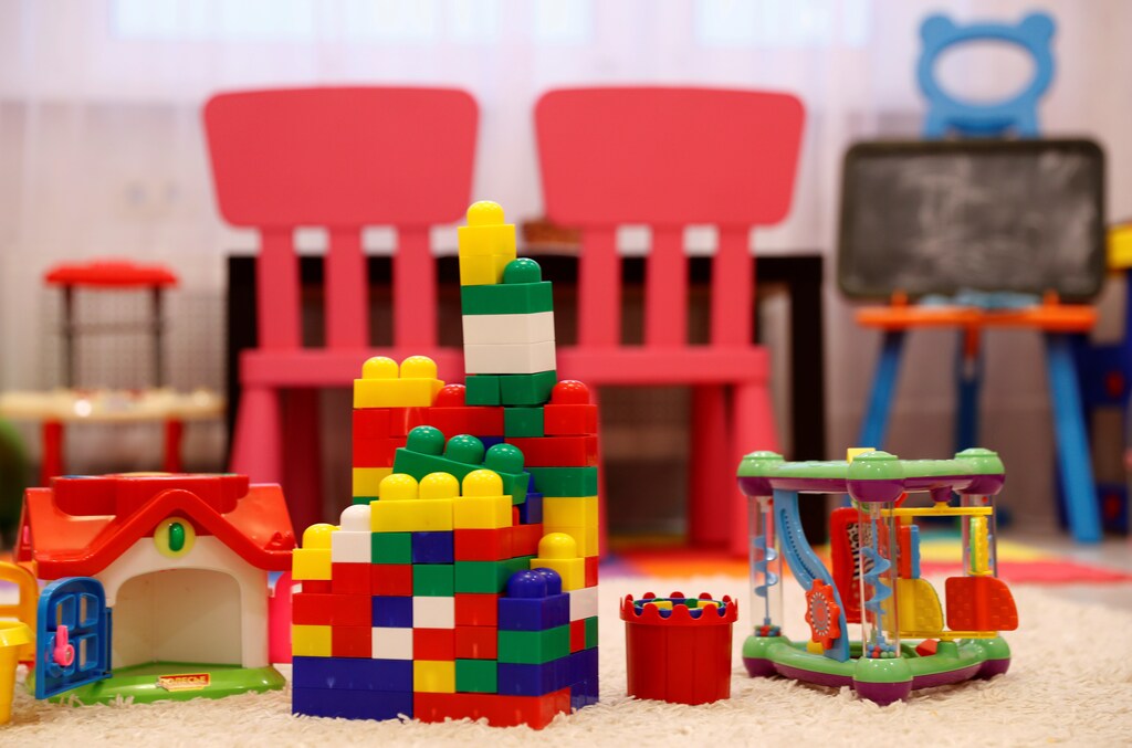 Plastic toys are seen in a children room in Minsk, Belarus November 23, 2018. REUTERS/Vasily Fedosenko - RC178CFA6C00